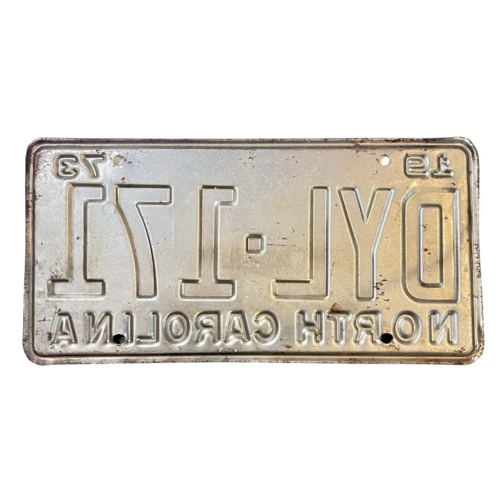 1973 North Carolina NC Vanity License Plate Auto Tag Garage Decor # DYL-171
